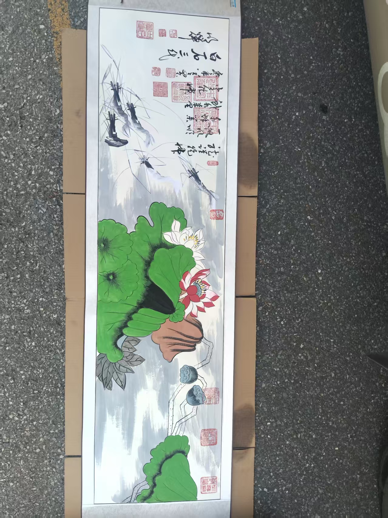 傅鸿义-胡明辉——龙耀乾坤。华茂艺术品交易平台华茂艺术全球交易平台