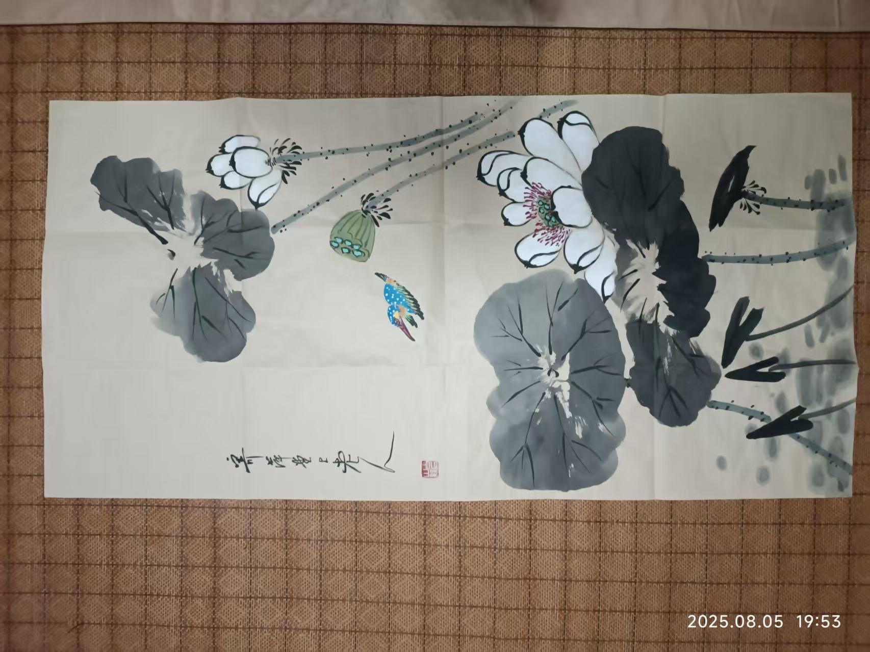 荷花鸟华茂艺术品交易平台华茂艺术全球交易平台