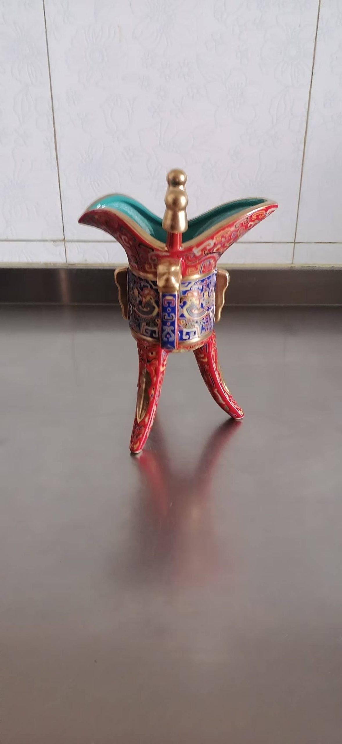 珐琅爵杯华茂艺术品交易平台华茂艺术全球交易平台
