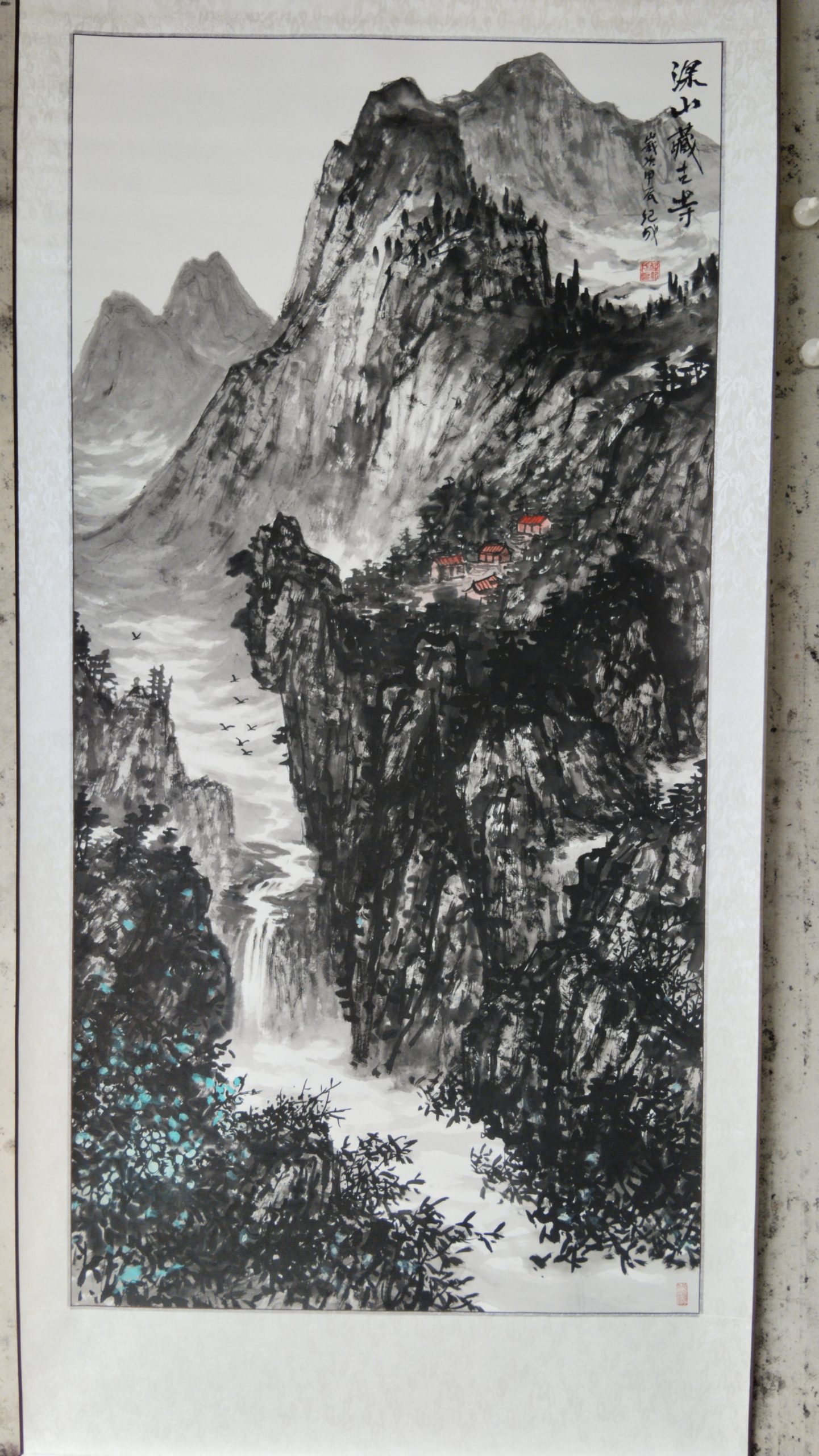 深山古寺图华茂艺术品交易平台华茂艺术全球交易平台