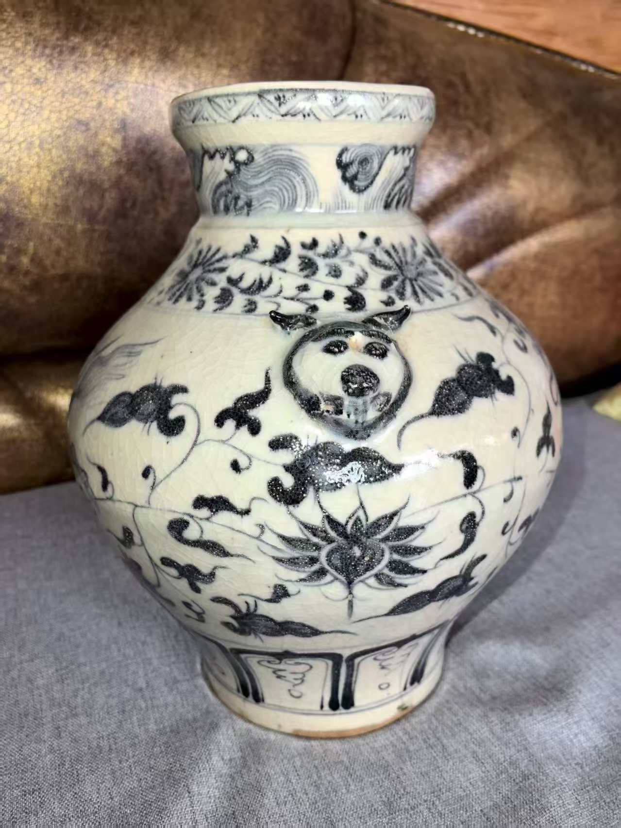青花瓷罐华茂艺术品交易平台华茂艺术全球交易平台