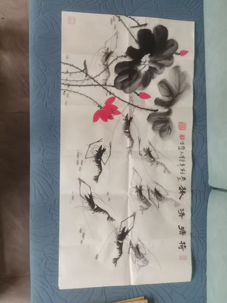 图片[1]华茂艺术品交易平台荷花虾华茂艺术品交易平台华茂艺术全球交易平台