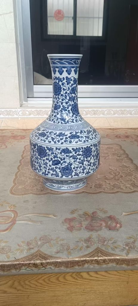 图片[1]华茂艺术品交易平台青花缠枝花卉纹玉壶春瓶华茂艺术品交易平台华茂艺术全球交易平台