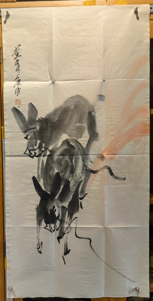图片[1]华茂艺术品交易平台黄胄《驴》华茂艺术品交易平台华茂艺术全球交易平台