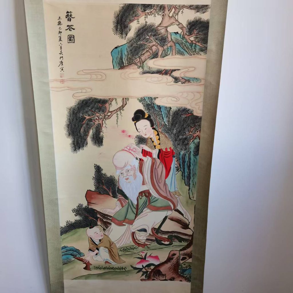 图片[1]华茂艺术品交易平台《簪花图》华茂艺术品交易平台华茂艺术全球交易平台